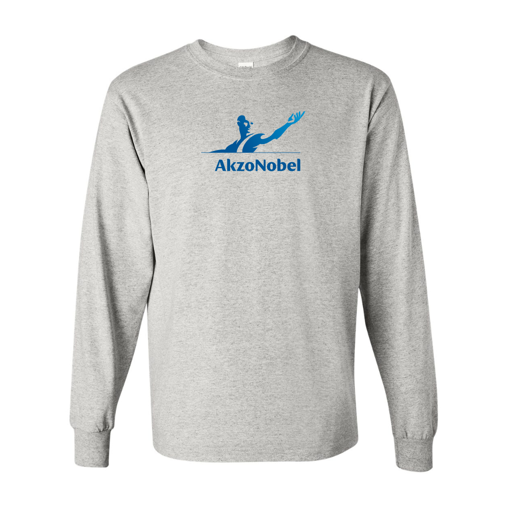 Men's AkzoNobel Logo Gildan Heavy Cotton Long Sleeve T-Shirt