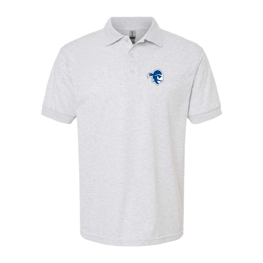 Men's Seton Hall Pirates Logo Gildan Dry Blend Jersey Polo