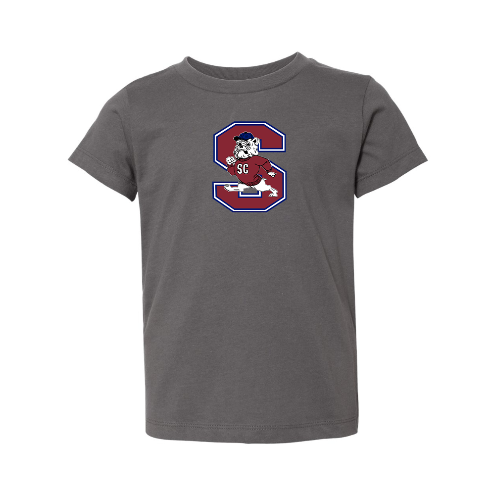 South Carolina State Bulldogs Logo BELLA CANVAS Toddler Jersey Tee