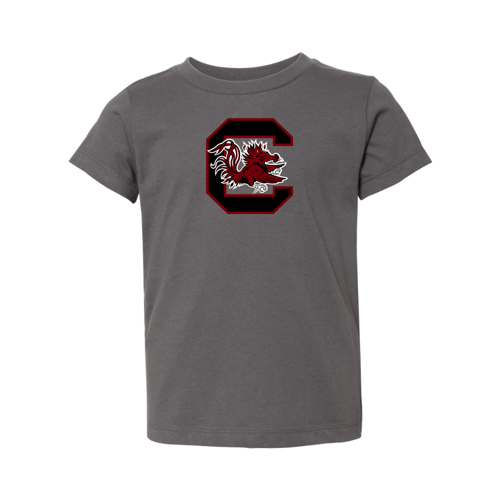South Carolina Gamecocks Logo BELLA CANVAS Toddler Jersey Tee