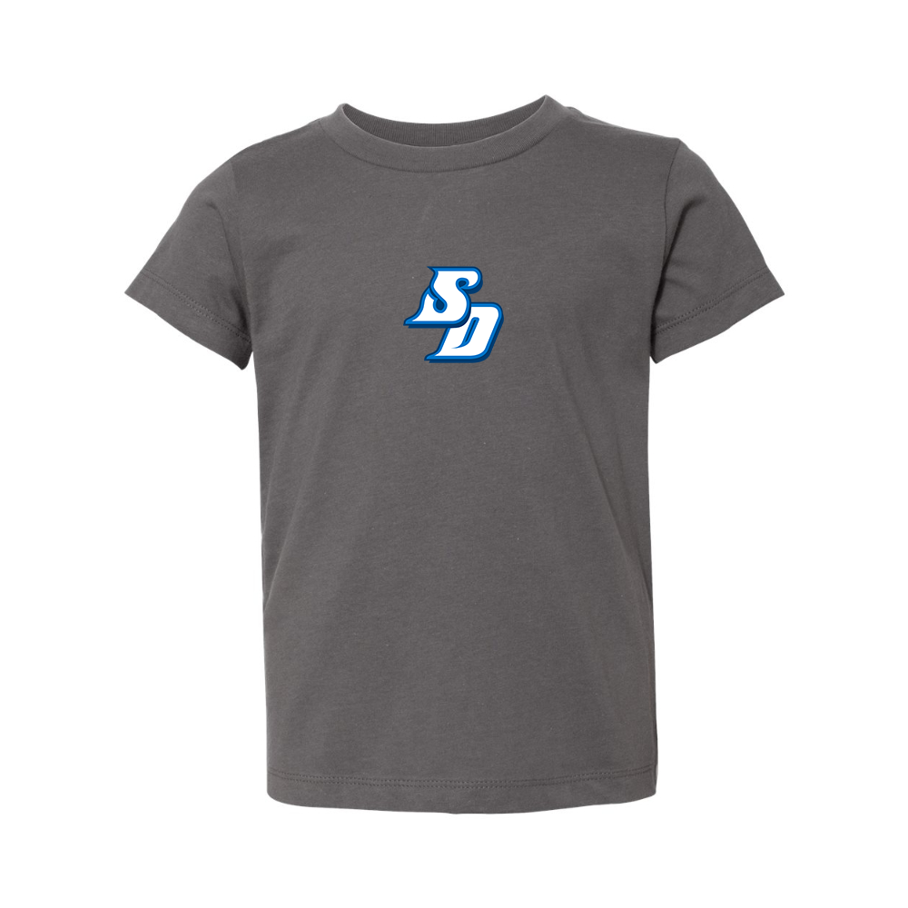 San Diego Toreros Logo BELLA CANVAS Toddler Jersey Tee