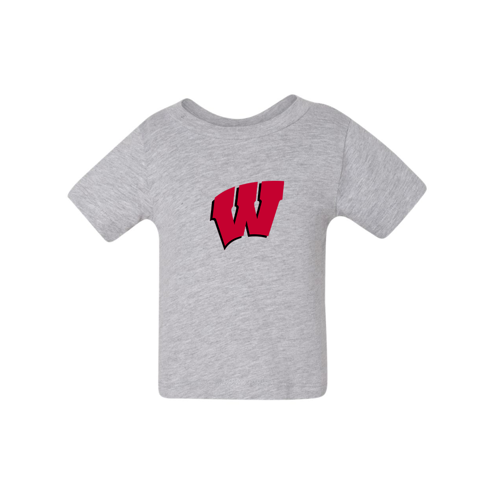 Wisconsin Badgers BELLA CANVAS Infant Jersey Tee
