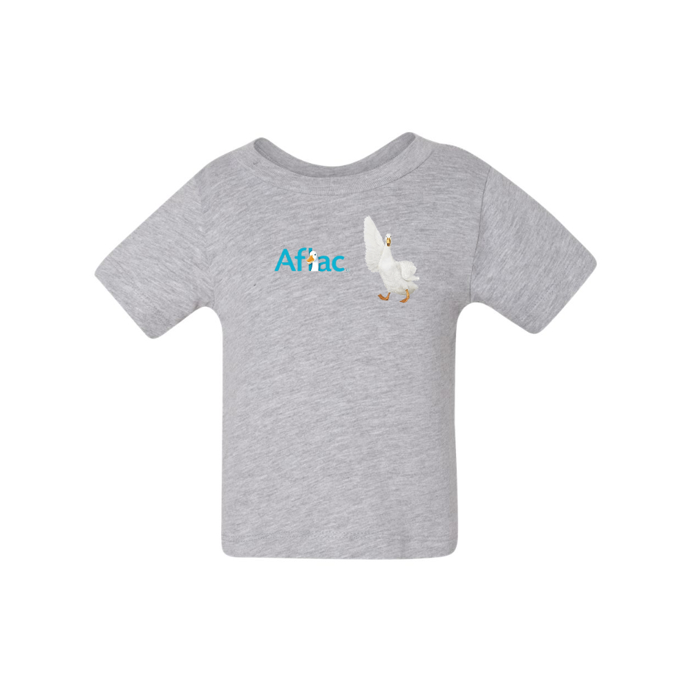 Aflac Logo and Duck BELLA CANVAS Infant Jersey Tee
