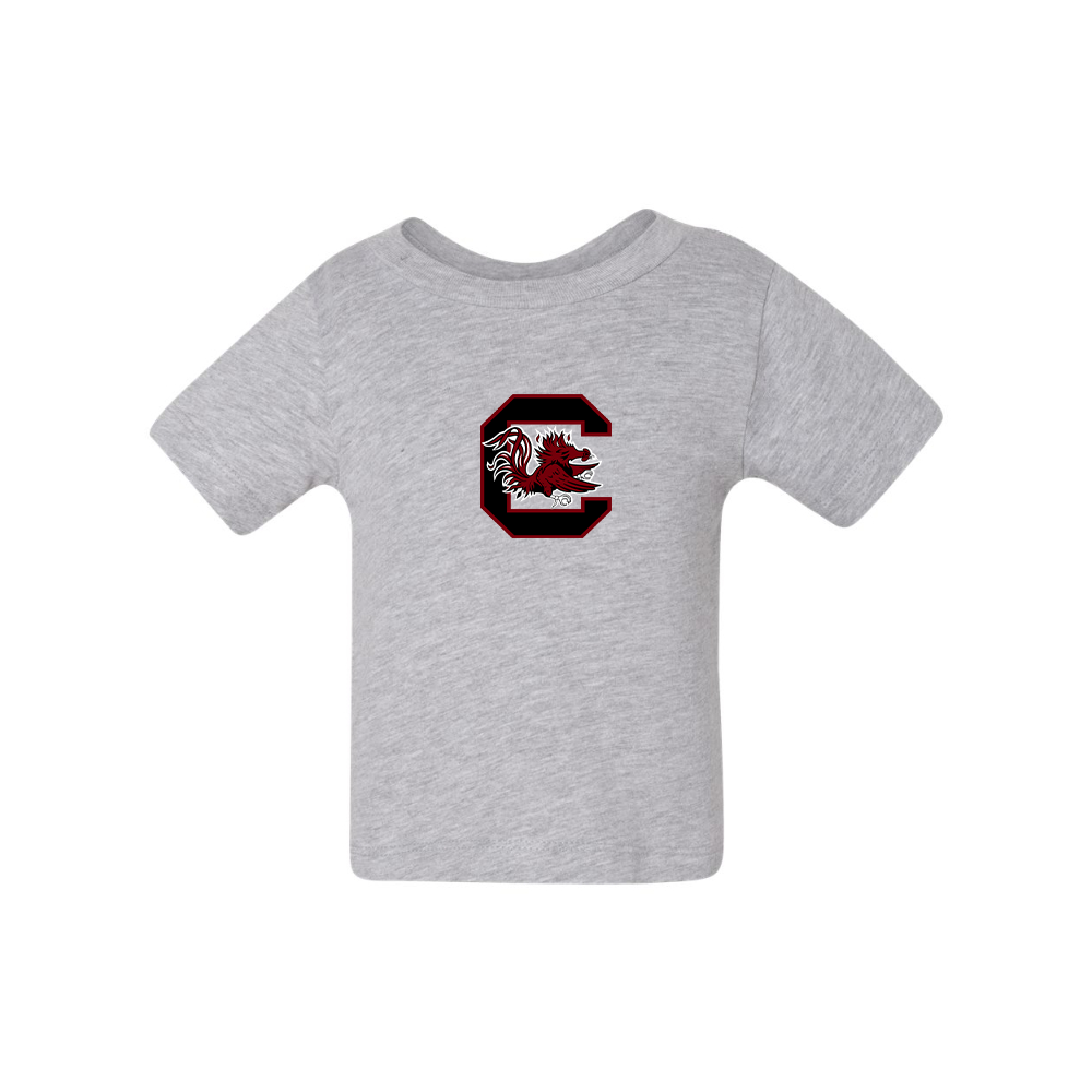 South Carolina Gamecocks Logo BELLA CANVAS Infant Jersey Tee