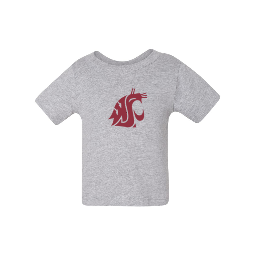 Washington State Cougars BELLA CANVAS Infant Jersey Tee