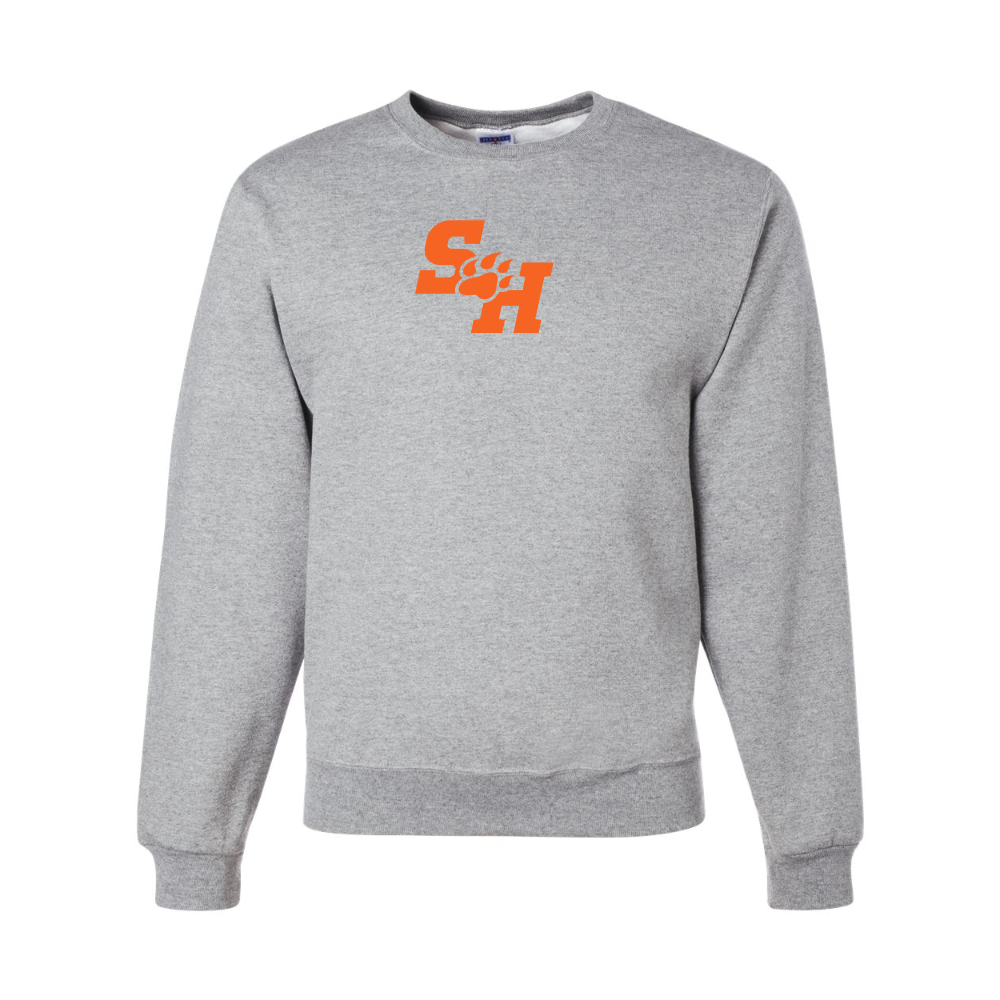 Men's Sam Houston State Bearkats Logo JERZEES NuBlend Crewneck Sweatshirt