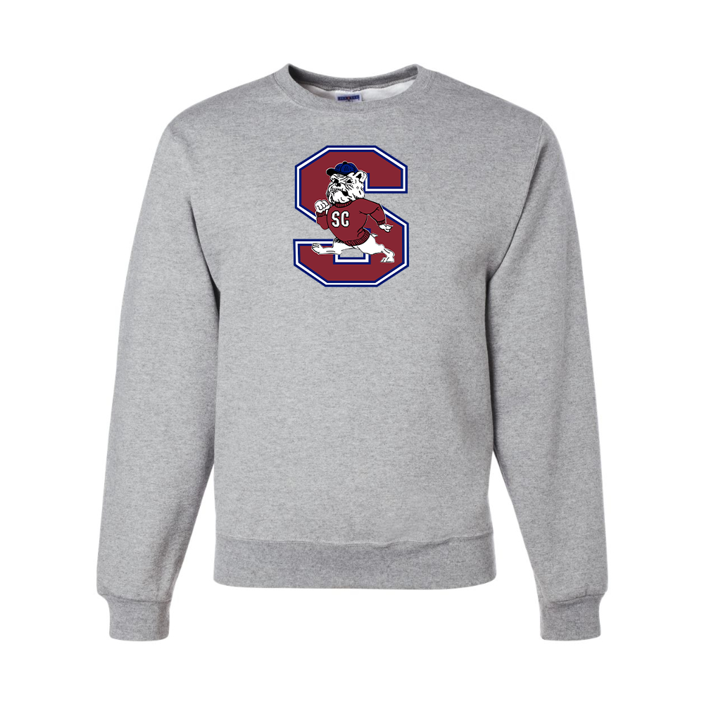 Men's South Carolina State Bulldogs Logo JERZEES NuBlend Crewneck Sweatshirt