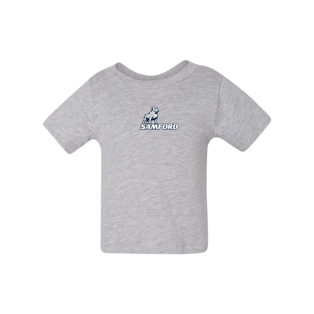 Samford Bulldogs Logo BELLA CANVAS Infant Jersey Tee
