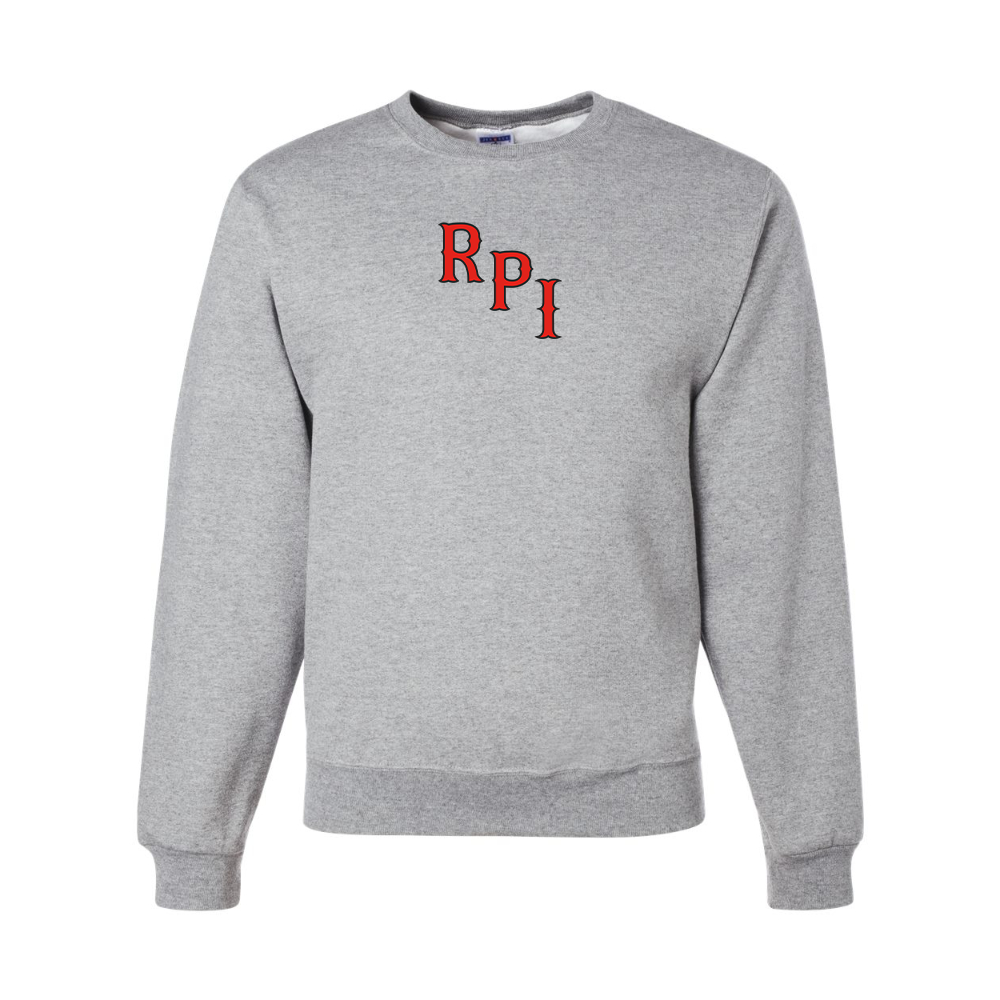 Men's RPI Engineers Logo JERZEES NuBlend Crewneck Sweatshirt