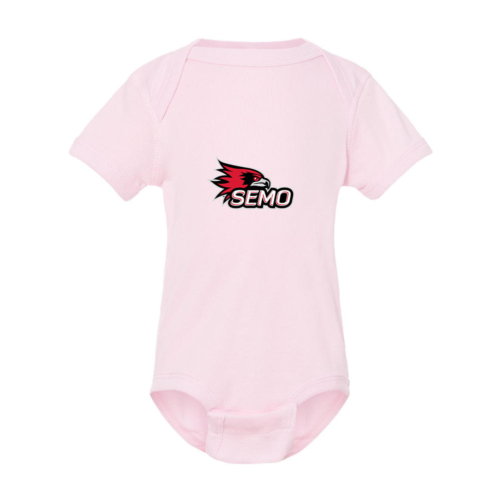 SEMO Redhawks Logo Rabbit Skins Infant Baby Rib Bodysuit