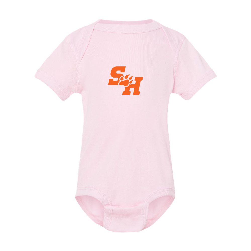 Sam Houston State Bearkats Logo Rabbit Skins Infant Baby Rib Bodysuit