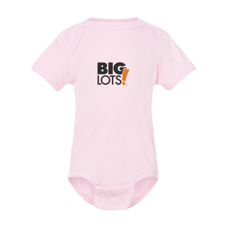 Big Lots Logo Rabbit Skins Infant Baby Rib Bodysuit