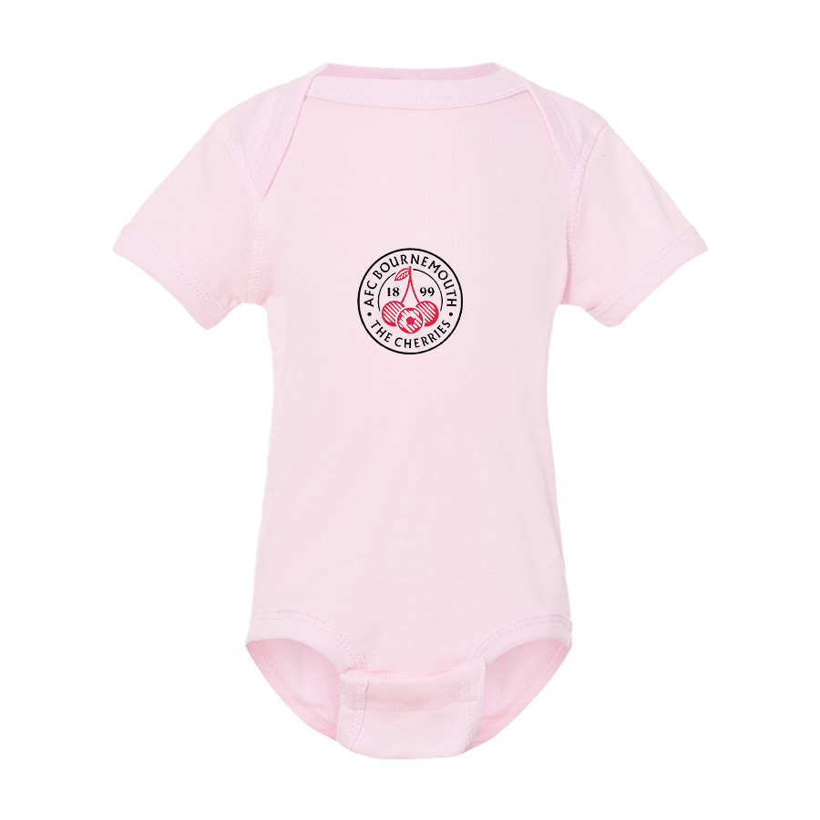 AFC Bournemouth Soccer Logo Rabbit Skins Infant Baby Rib Bodysuit