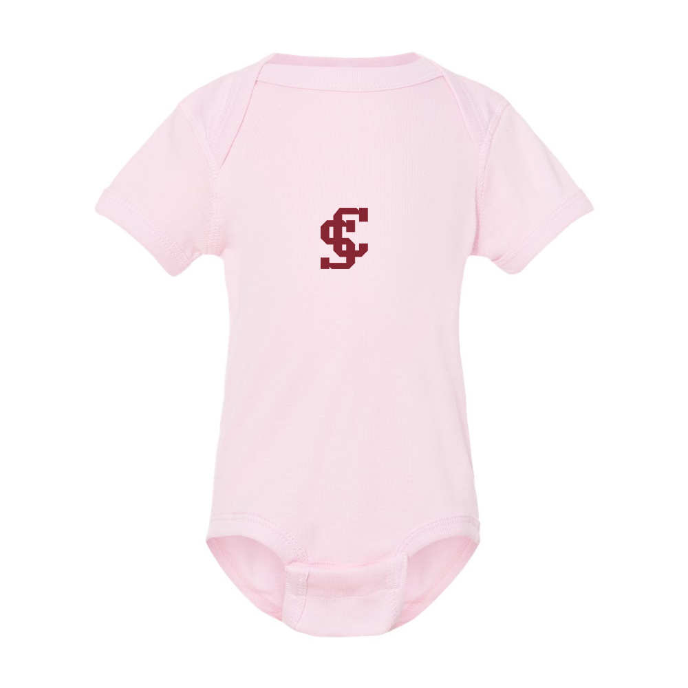 Santa Clara Broncos Logo Rabbit Skins Infant Baby Rib Bodysuit