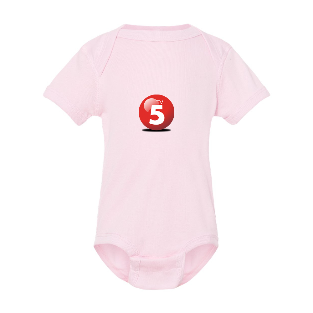 ABC TV5 Logo Rabbit Skins Infant Baby Rib Bodysuit
