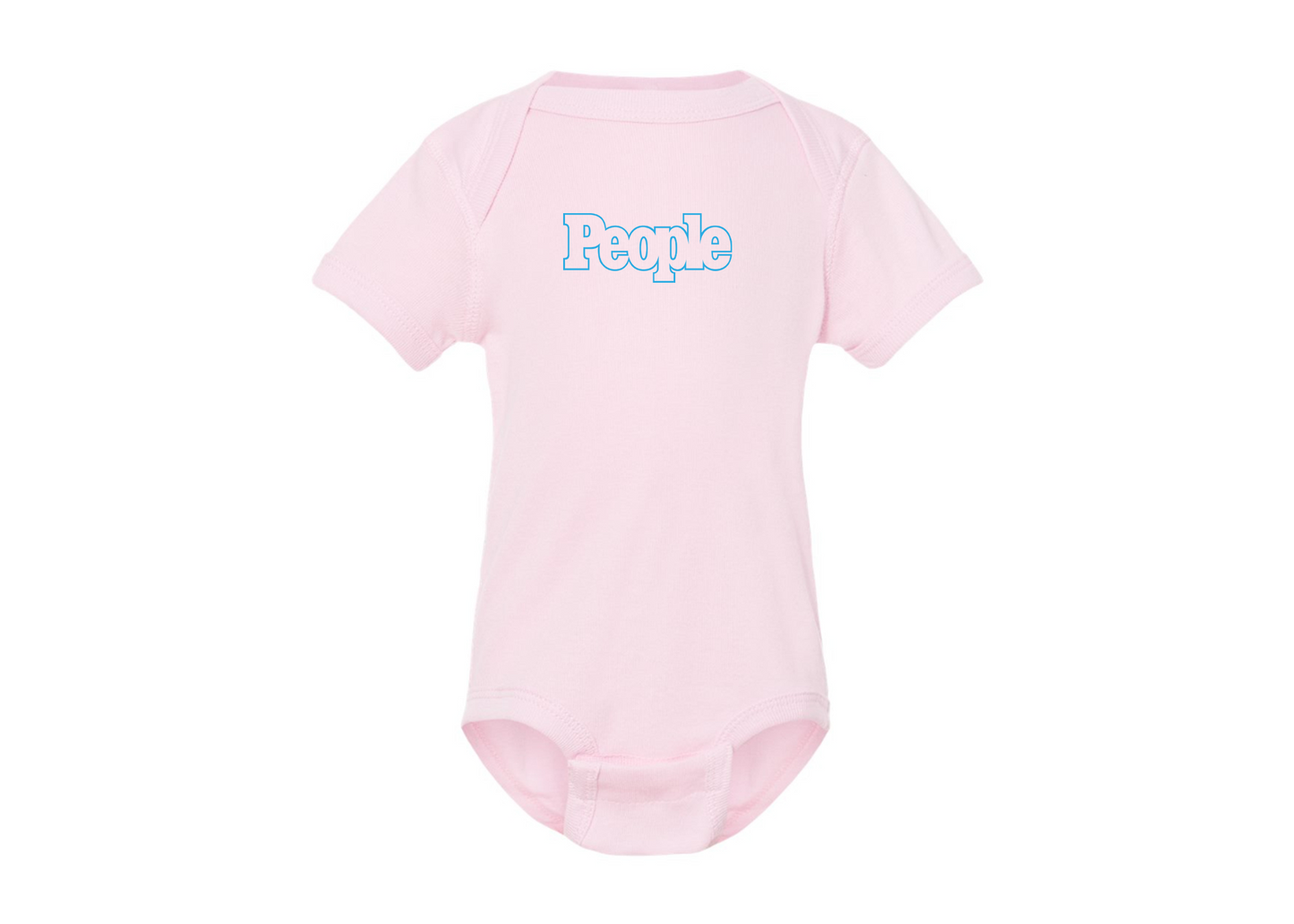 People Magazine Logo Rabbit Skins Infant Baby Rib Bodysuit