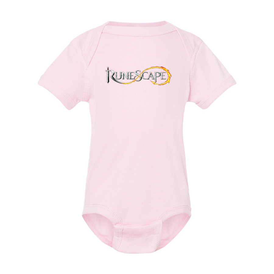 Runescape Logo Rabbit Skins Infant Baby Rib Bodysuit