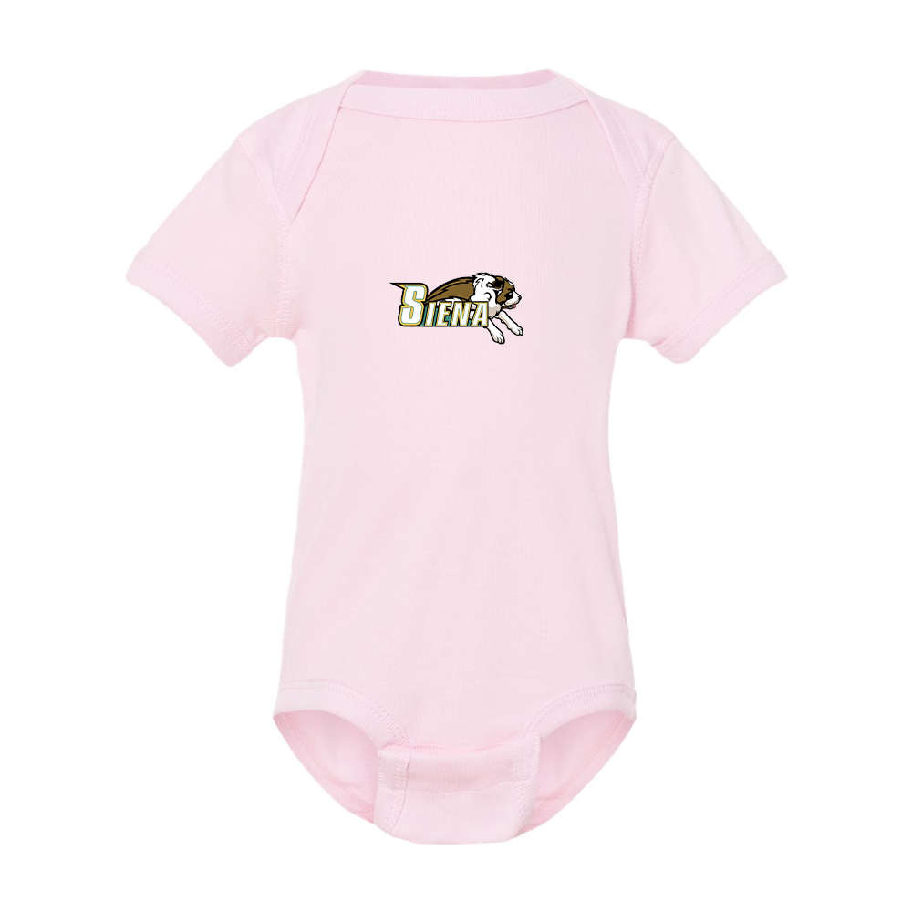 Siena Saints Logo Rabbit Skins Infant Baby Rib Bodysuit