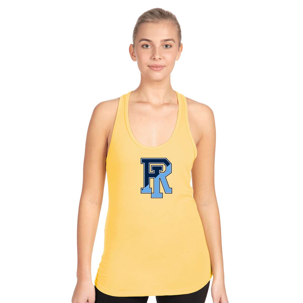 Women's Rhode Island Rams Logo Next Level Ideal Racerback Tank