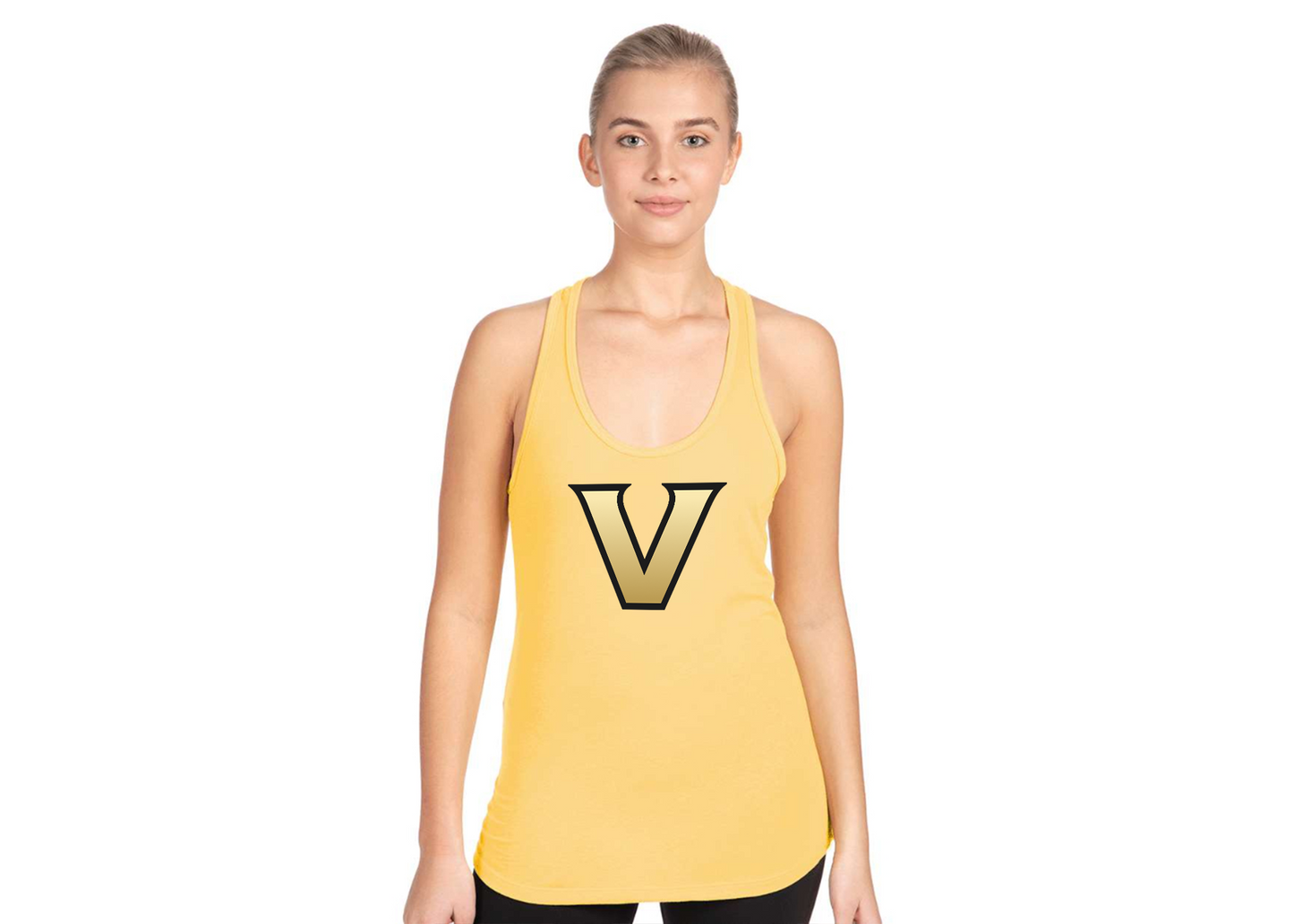 Women's Vanderbilt Commodores Next Level Ideal Racerback Tank