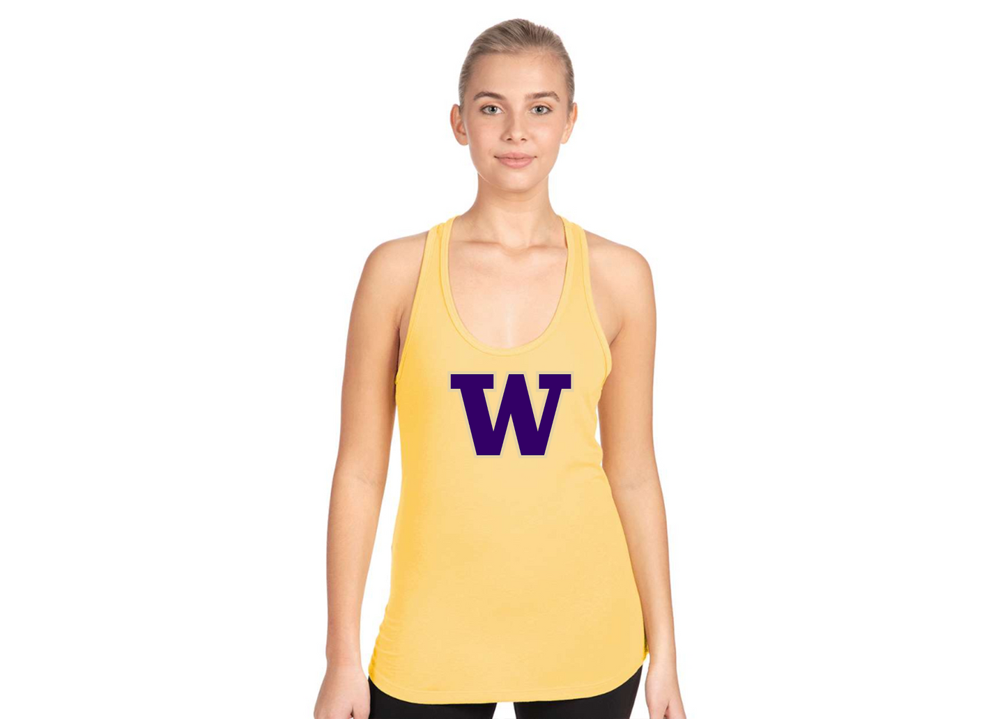 Women's Washington Huskies Next Level Ideal Racerback Tank