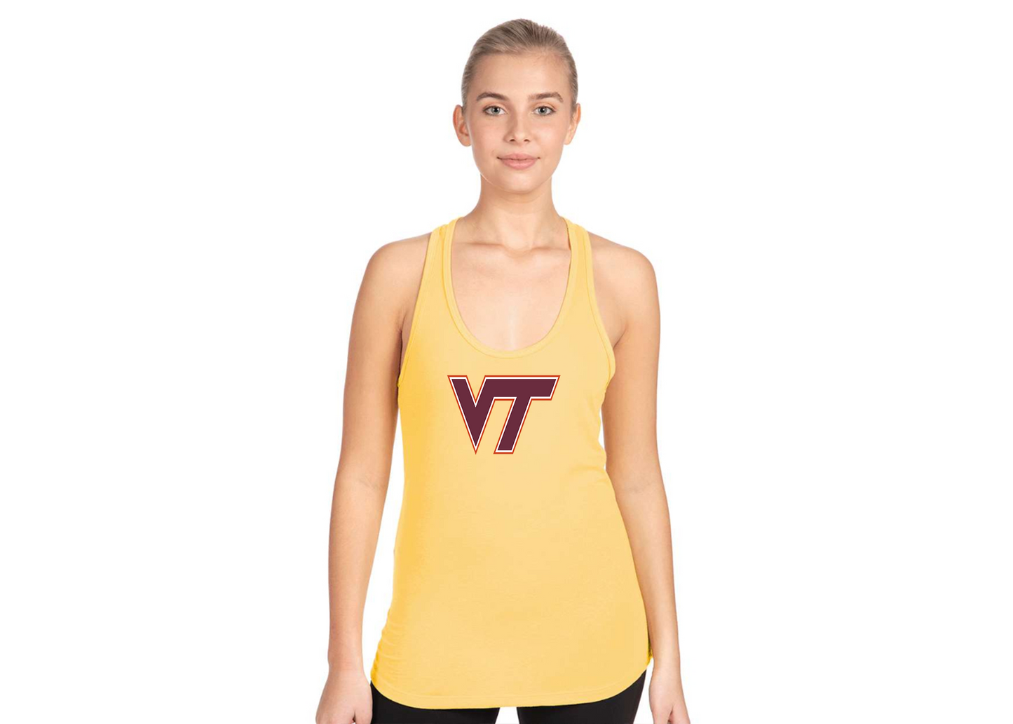 Women's Virginia Tech Hokies Next Level Ideal Racerback Tank