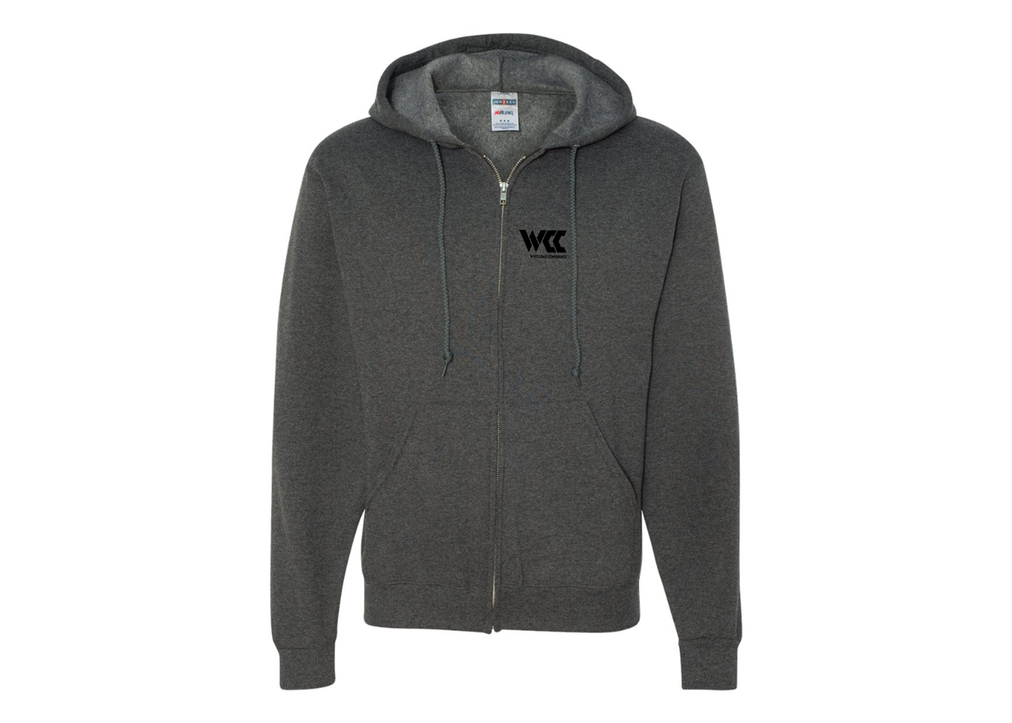 Men's West Coast Conference JERZEES NuBlend Full-Zip Hooded Sweatshirt