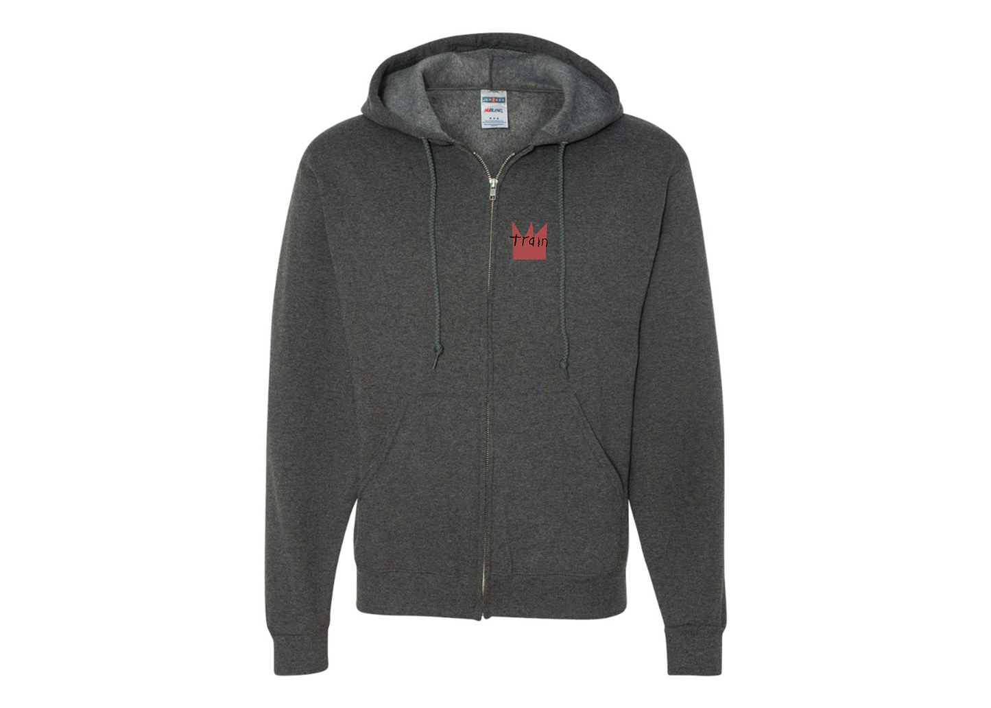 Men's Train JERZEES NuBlend Full-Zip Hooded Sweatshirt