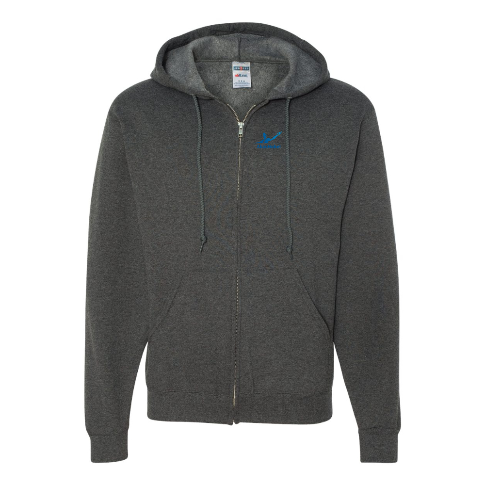 Men's AkzoNobel Logo JERZEES NuBlend Full-Zip Hooded Sweatshirt