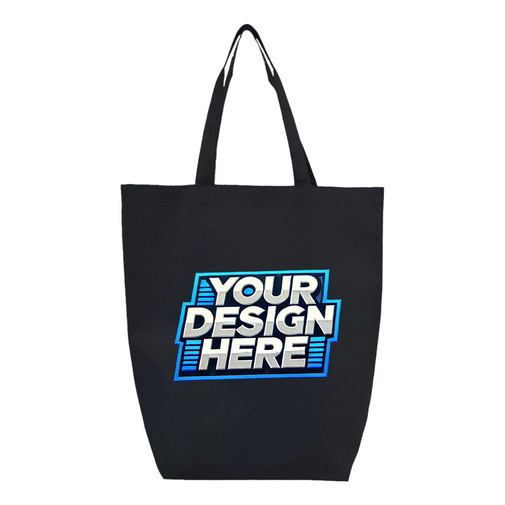 Customize - Q-Tees - Non-Woven Gusset Bottom Tote - Q1251