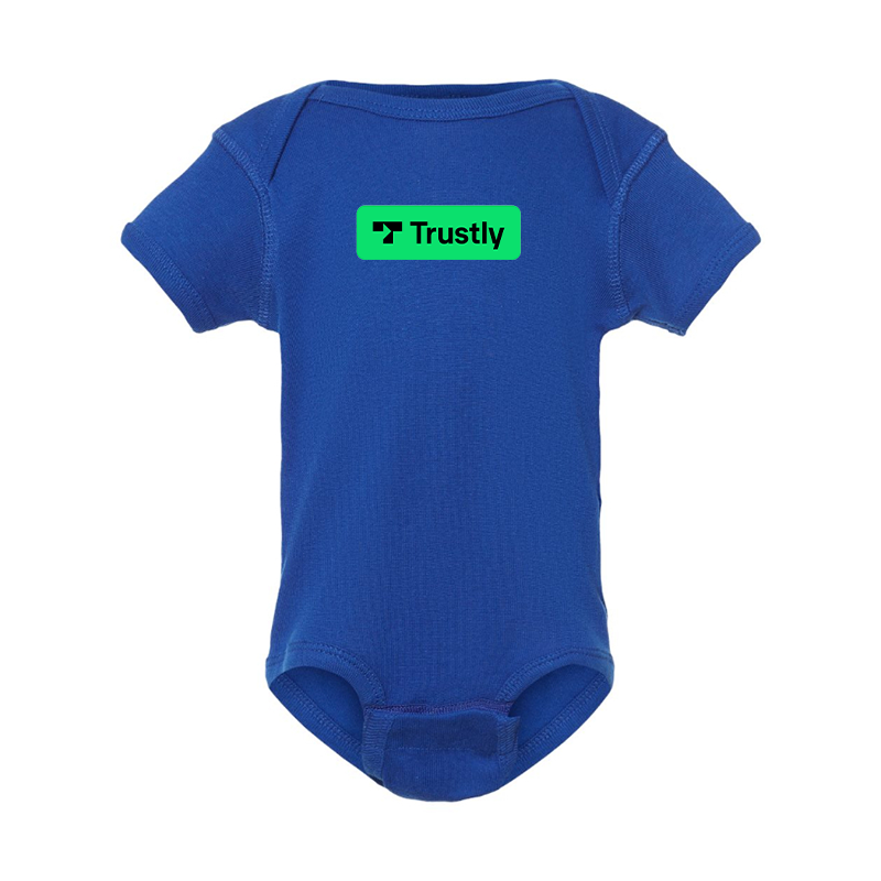 Trustly Horizontal Logo Baby Romper Onesie