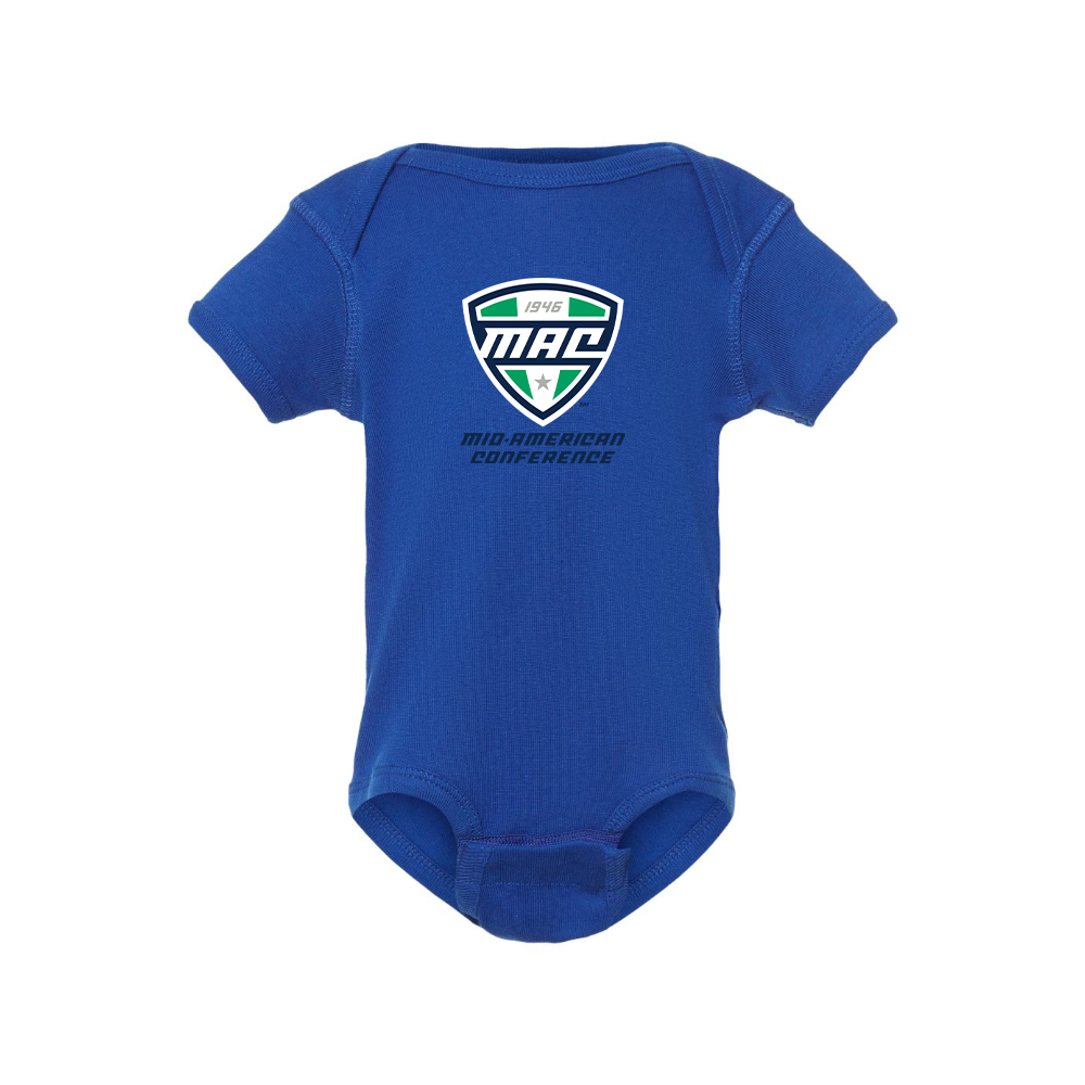 Mid American Conference Logo Baby Romper Onesie
