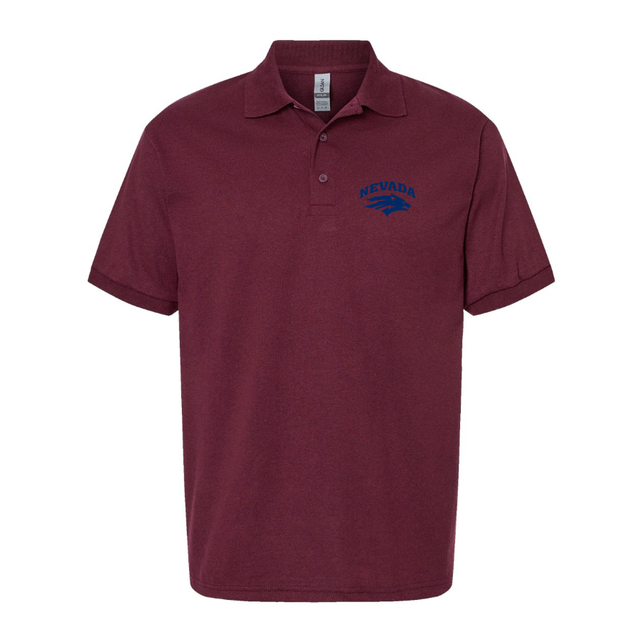 Men's Nevada Wolf Pack Logo Dry Blend Polo