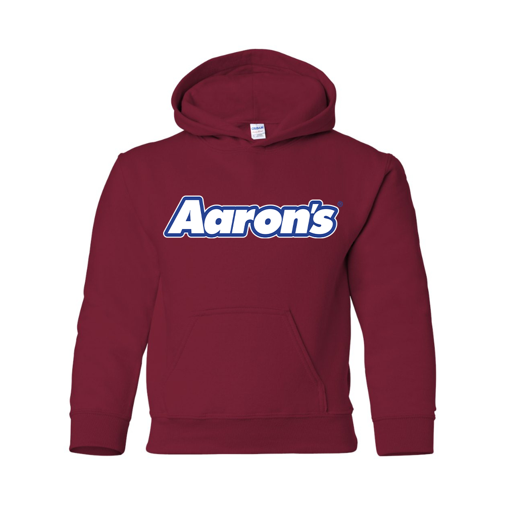 Youth Aaron_s Logo Gildan Heavy Blend Hooded Sweatshirt