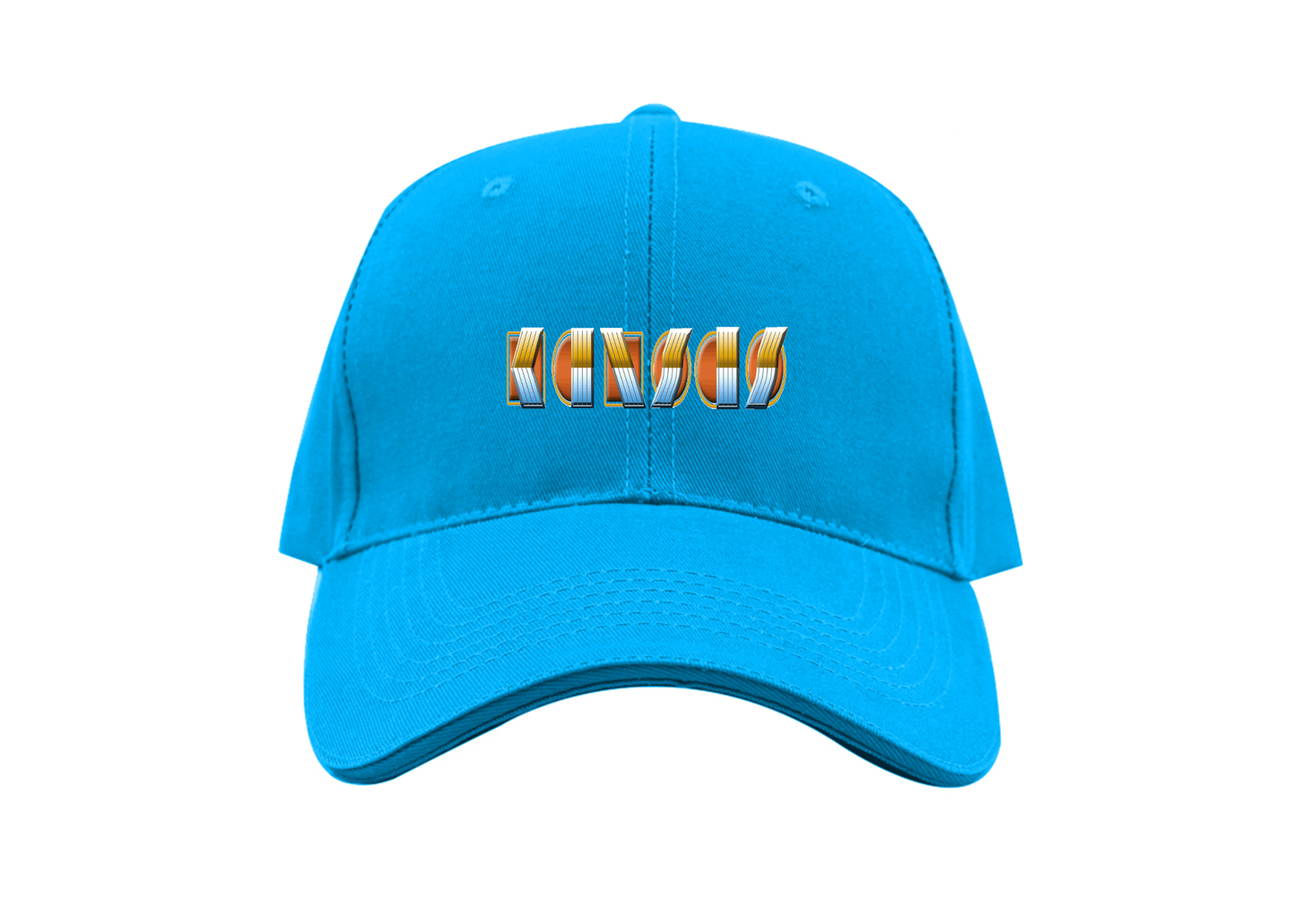 Kansas Logo Dad Baseball Cap Hat