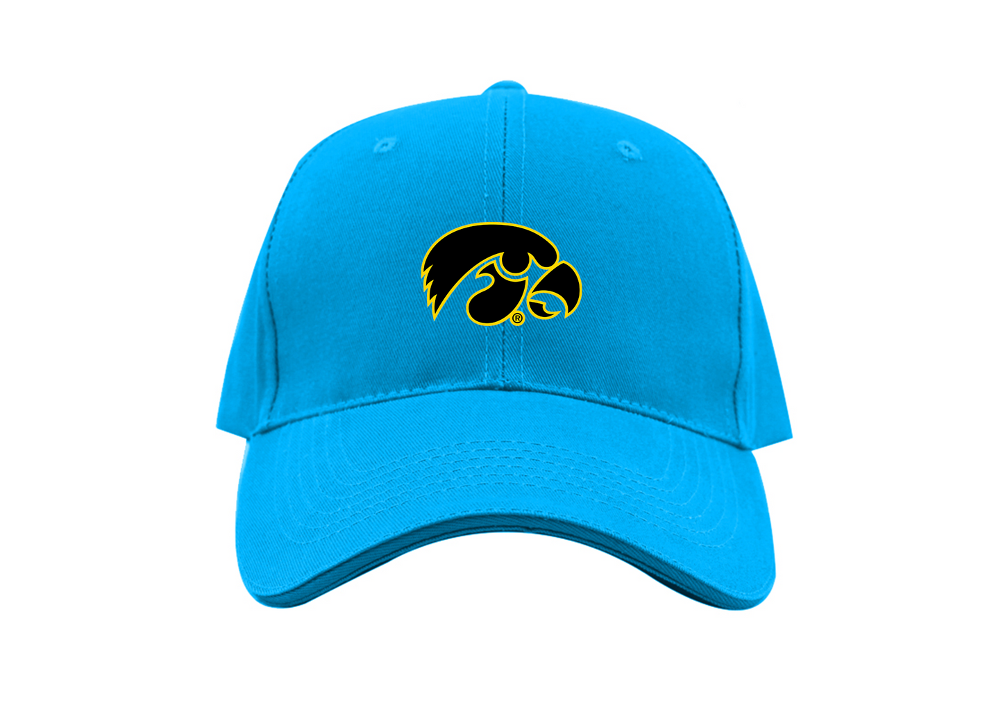 Lowa Hawkeyes Logo Dad Baseball Cap Hat