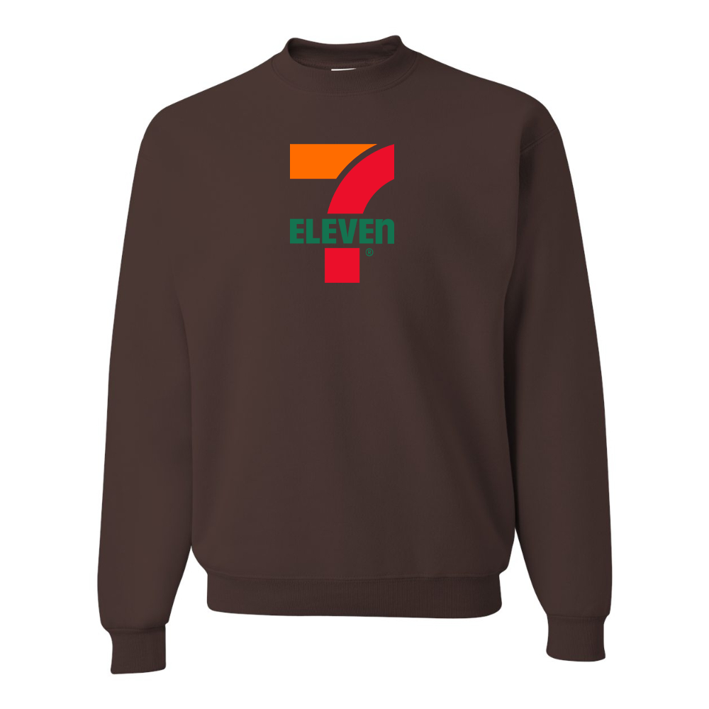 Men's 7 Eleven Logo JERZEES NuBlend Crewneck Sweatshirt