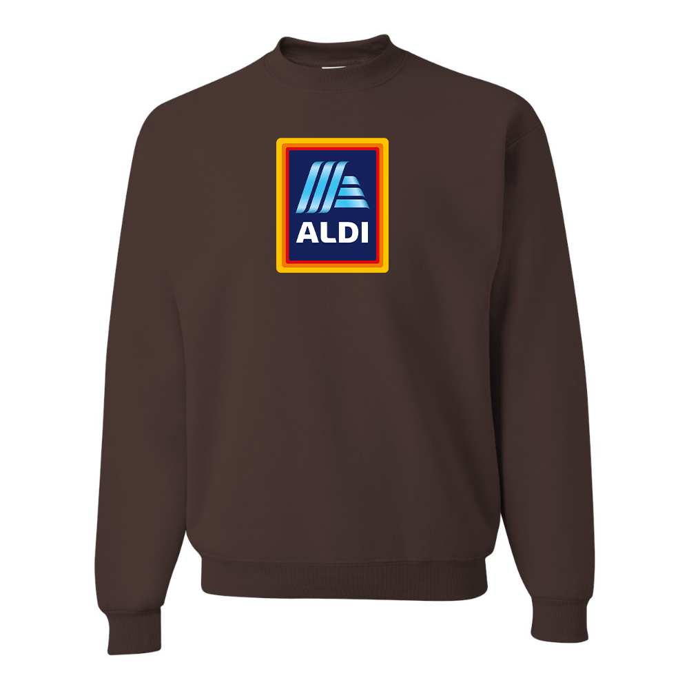 Men's Aldi Logo JERZEES NuBlend Crewneck Sweatshirt