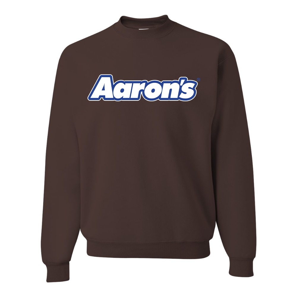 Men's Aaron_s Logo JERZEES NuBlend Crewneck Sweatshirt