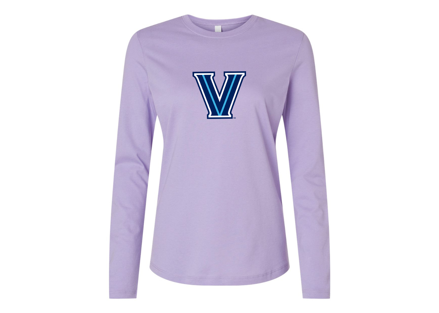 BELLA CANVAS Women’s Villanova Wildcats Jersey Long Sleeve Tee