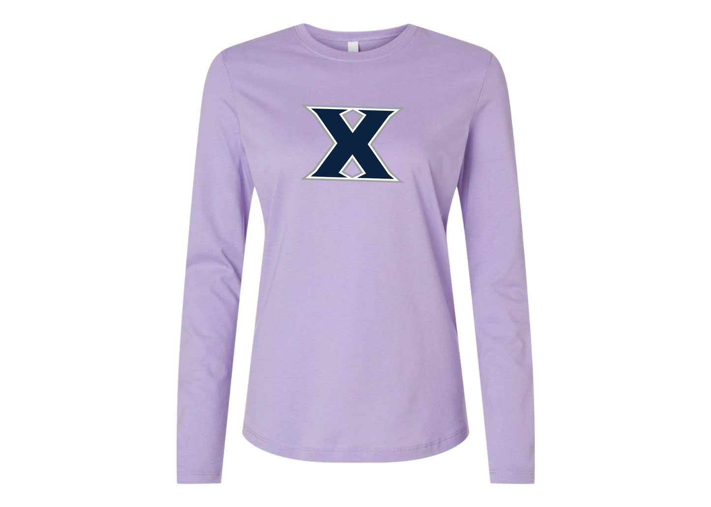 BELLA CANVAS Women’s Xavier Musketeers Jersey Long Sleeve Tee