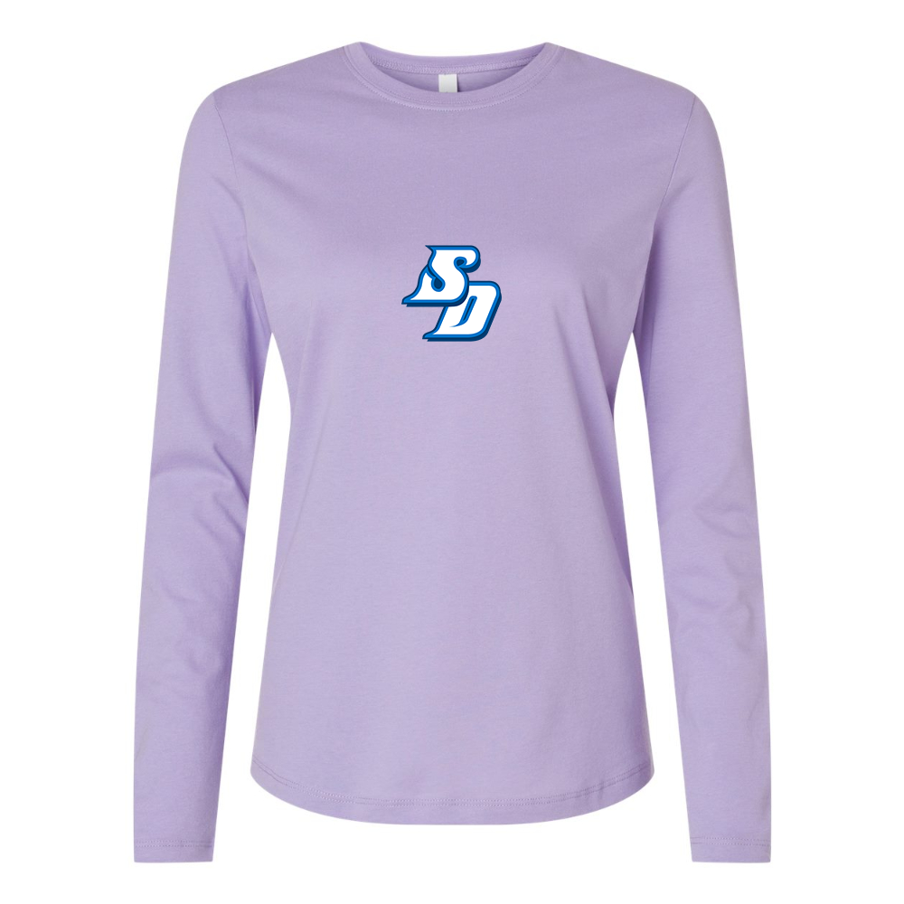 BELLA CANVAS Women’s San Diego Toreros Logo Jersey Long Sleeve Tee