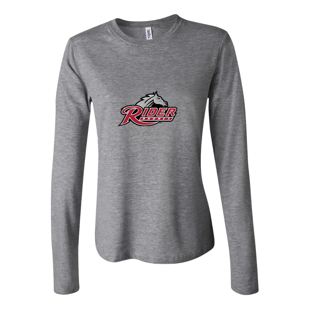BELLA CANVAS Women’s Rider Broncs Logo Jersey Long Sleeve Tee