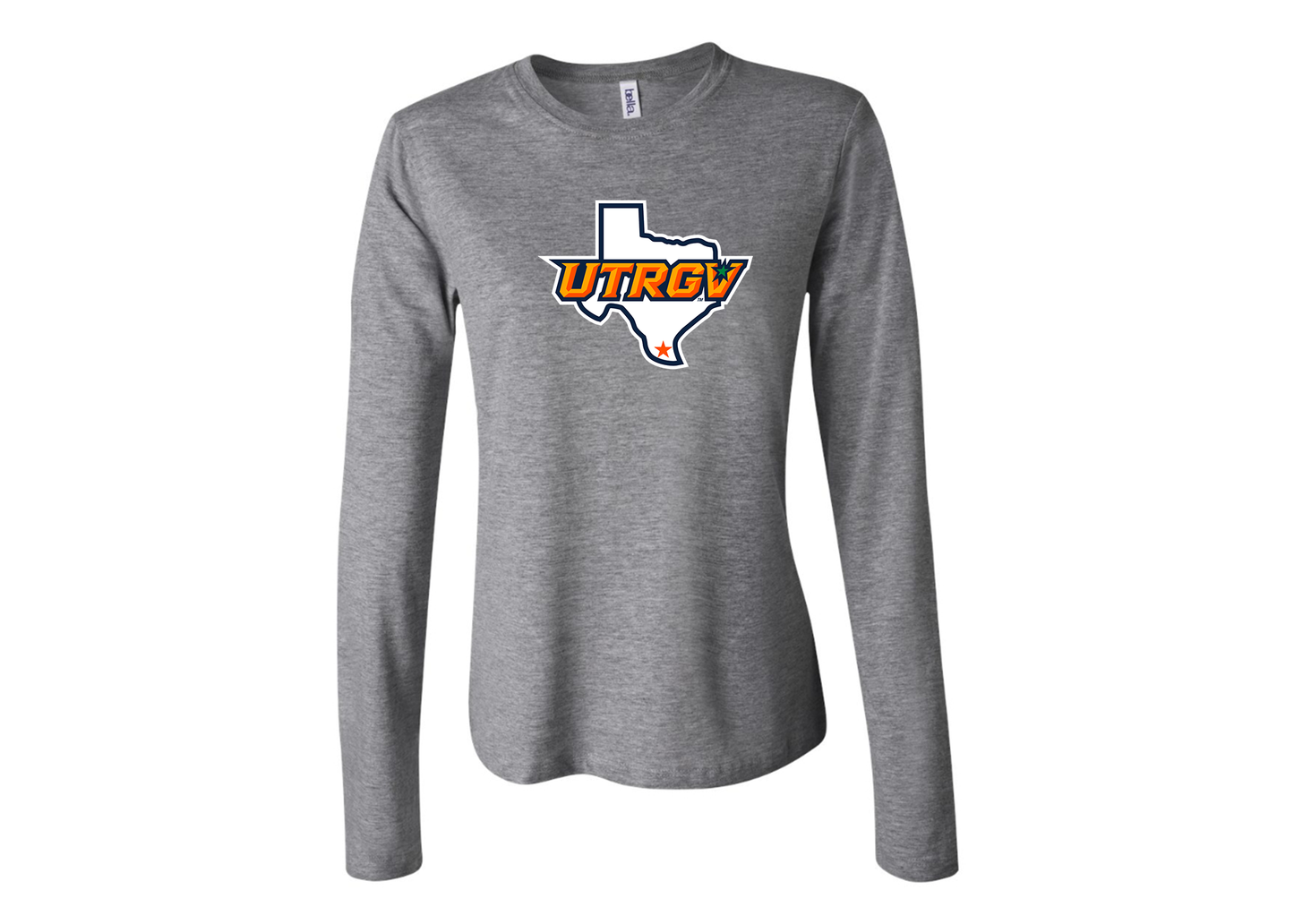 BELLA CANVAS Women’s UTRGV Vaqueros Jersey Long Sleeve Tee