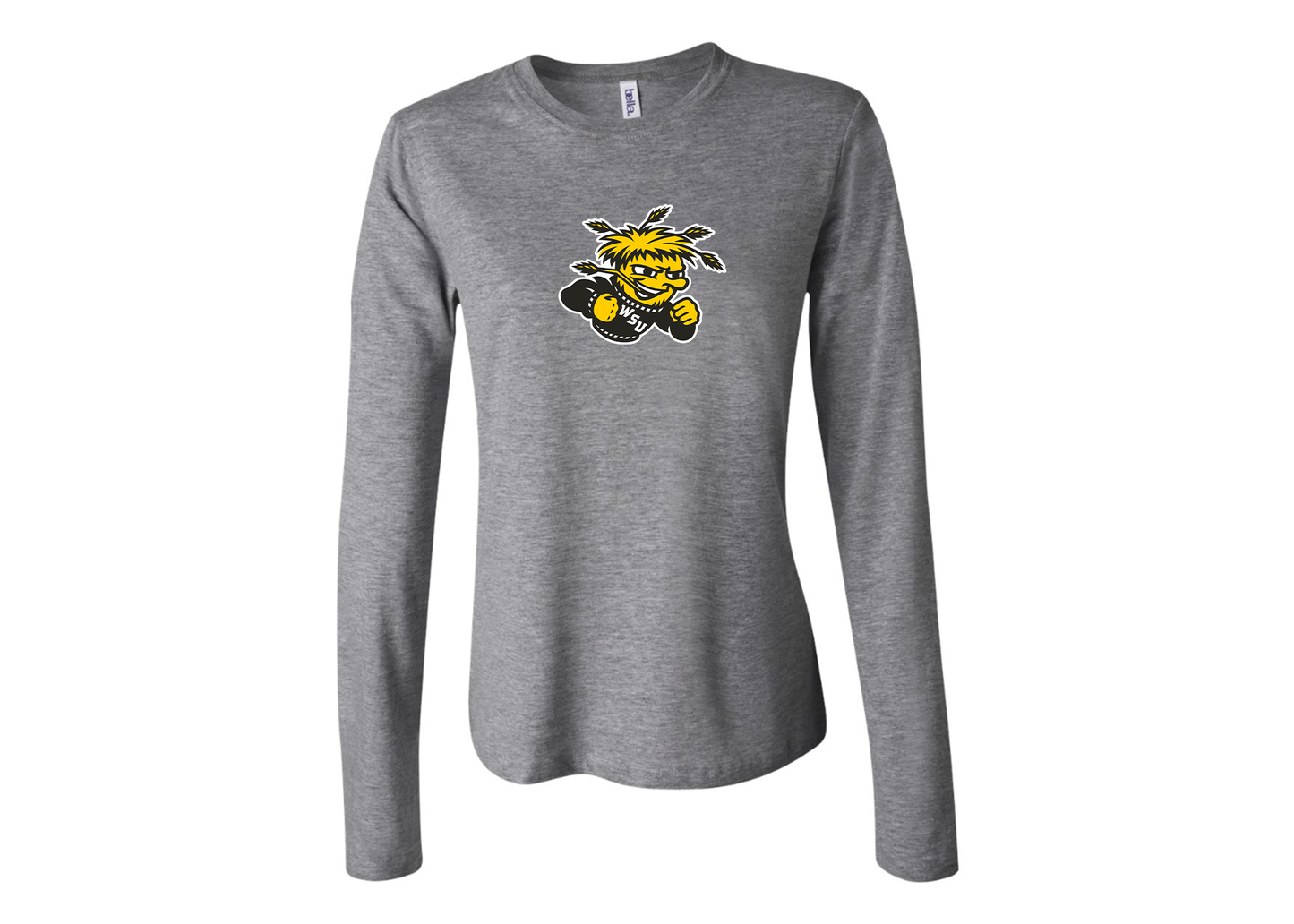 BELLA CANVAS Women’s Wichita State Shockers Jersey Long Sleeve Tee