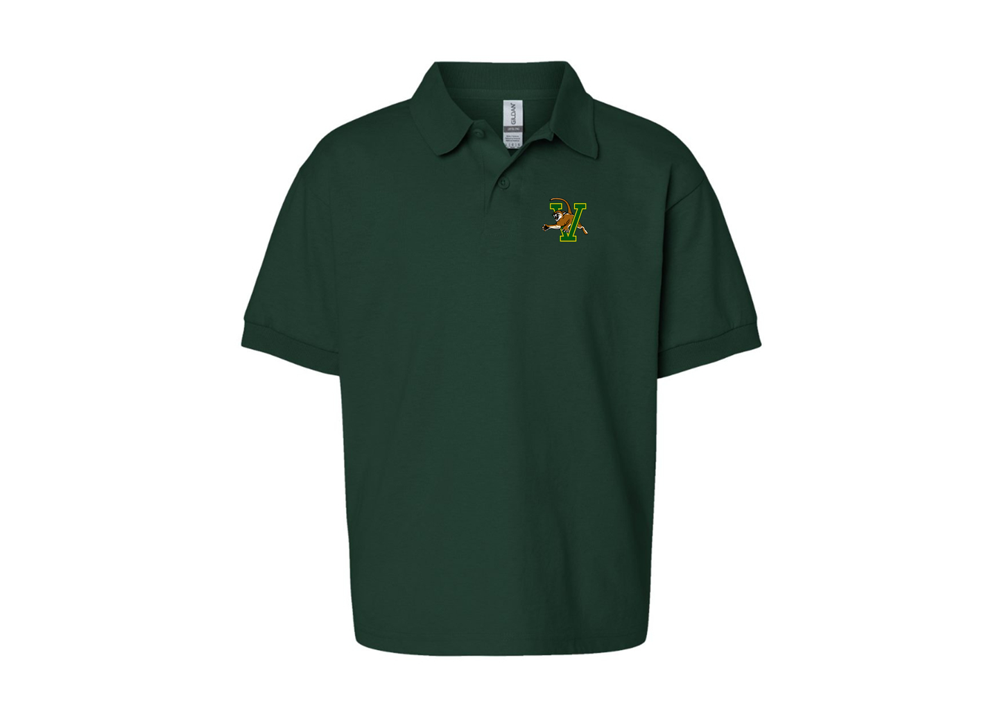 Youth Vermont Catamounts Dry Blend Jersey Polo