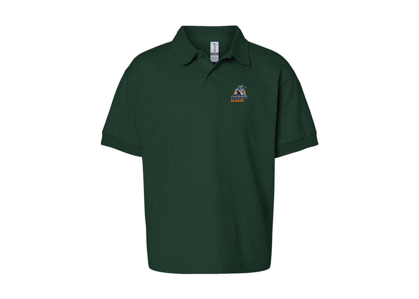 Youth UTEP Miners Gildan Dry Blend Jersey Polo
