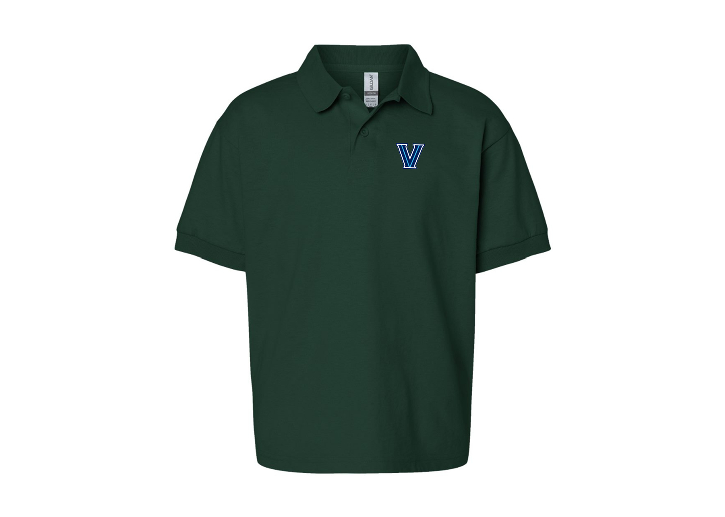 Youth Villanova Wildcats Gildan Dry Blend Jersey Polo