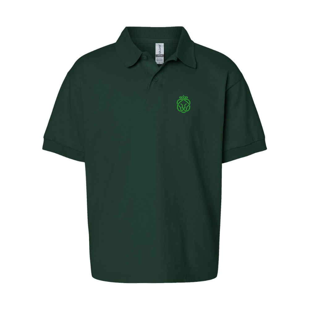 Youth Ahold Delhaize Symbol Gildan Dry Blend Jersey Polo