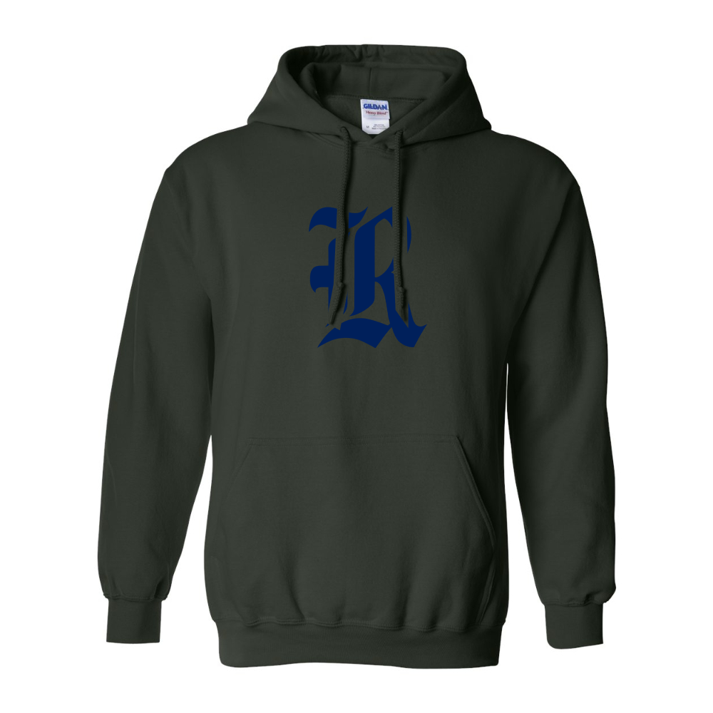Men's Rice Owls Logo Gildan Heavy Blend Hooded Sweatshirt